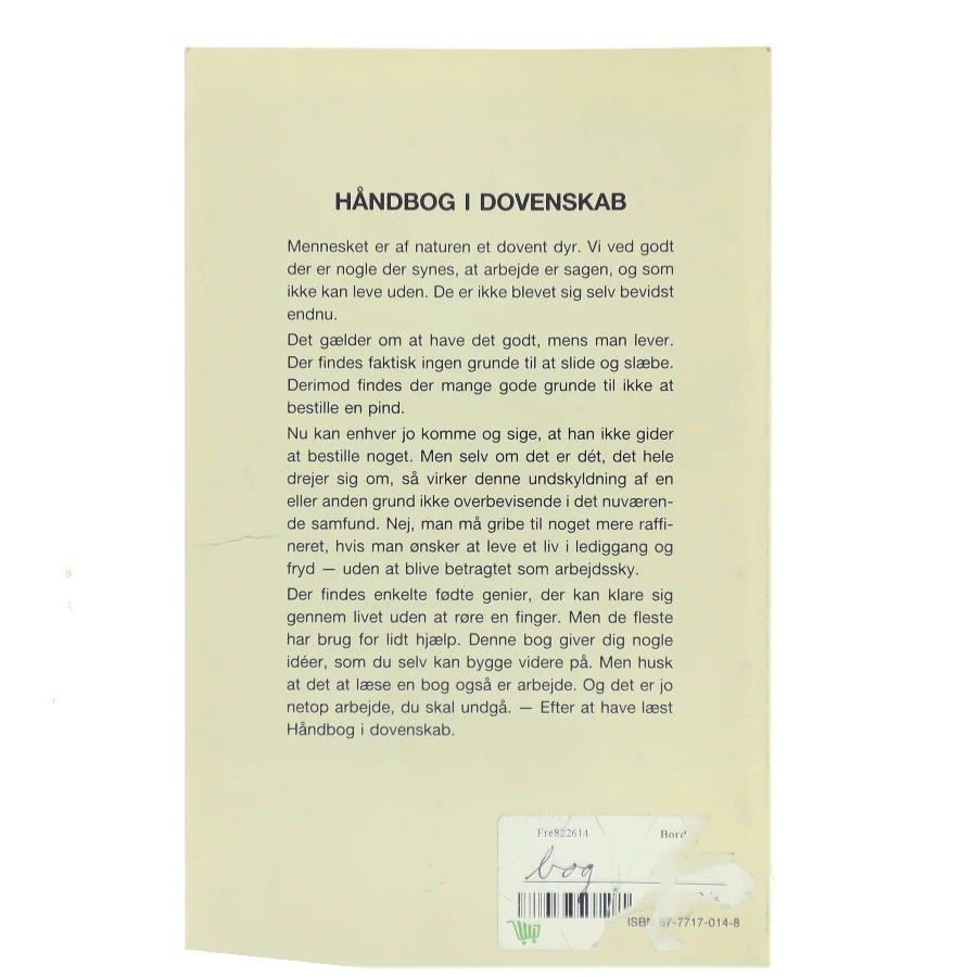 Håndbog i dovenskab af Jannick Storm (Bog)