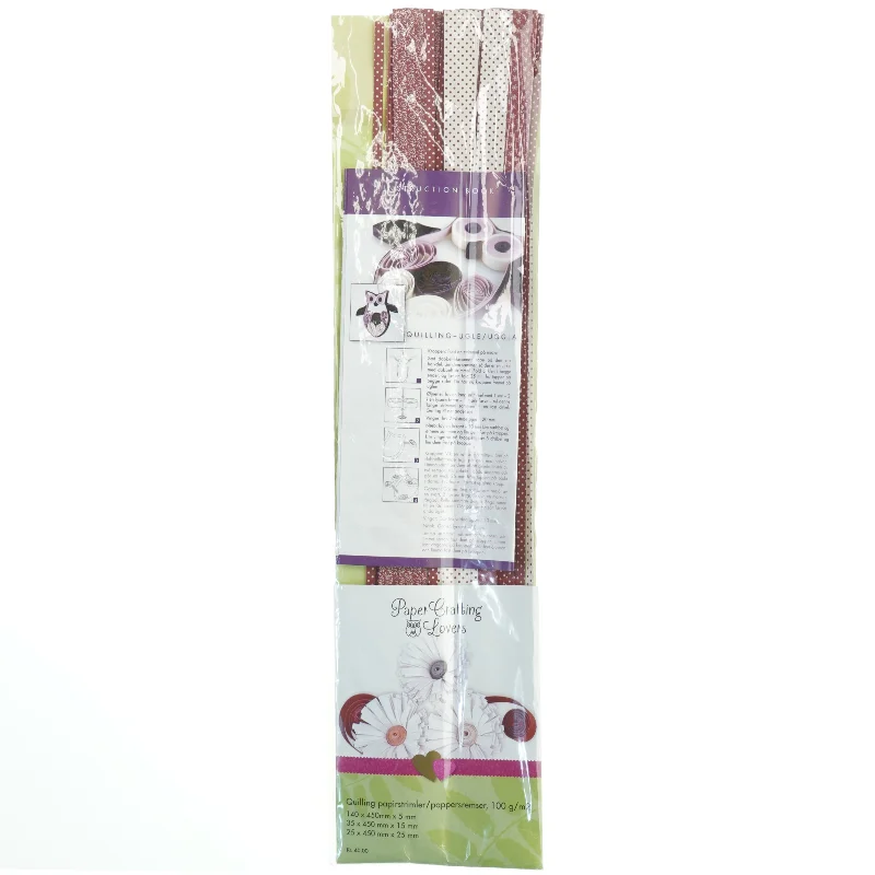Quilling papirstrimler sæt