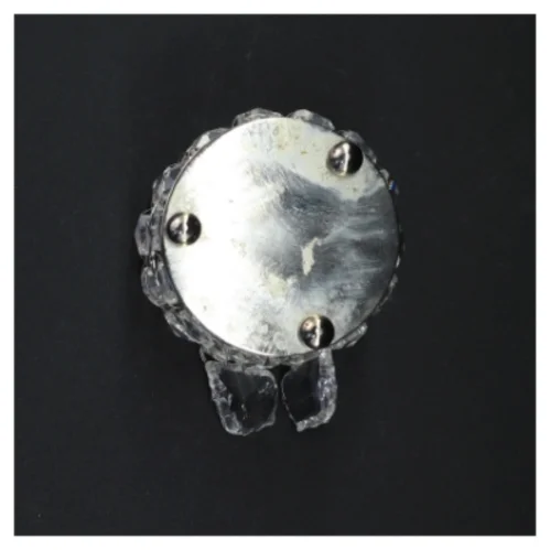 Krystal lysestage (str. 10 x 8 cm)