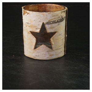 Star Formet Lysestage (str. 8x7,5 cm)