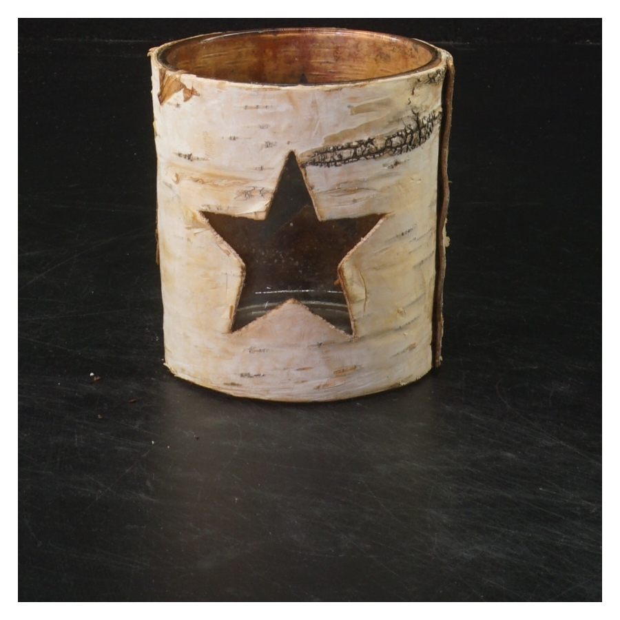 Star Formet Lysestage (str. 8x7,5 cm)