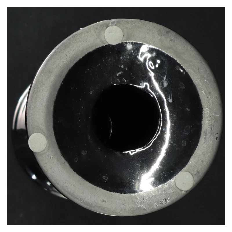 Lene Bjerre Sølvfarvet lysestage (str. 20 cm)