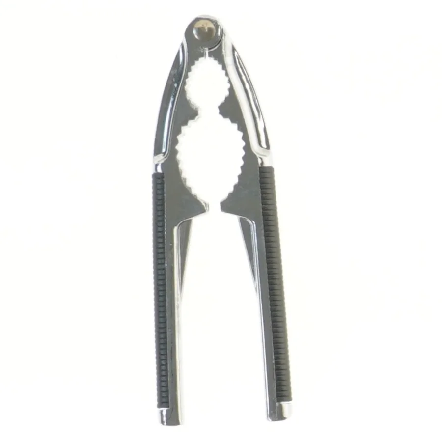 Nøddeknækker med gummihåndtag (str. 15,5 cm)