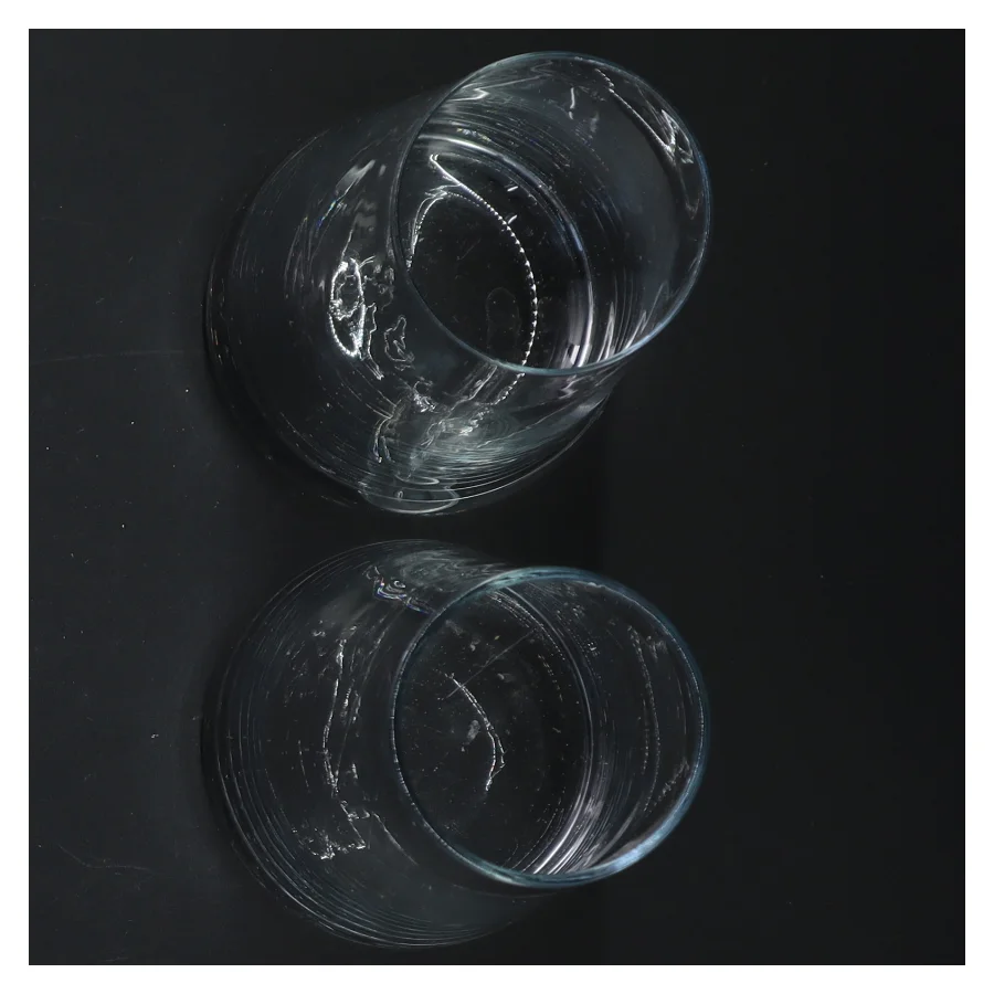 Glasvaser, 2 stk (str. 15 cm. 2 styk)