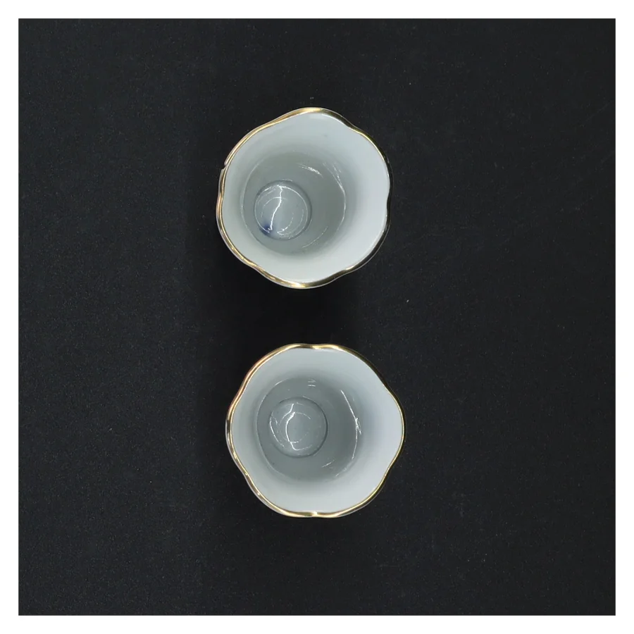 Porcelæns vaser, små (str. 6 x 4,3 cm)