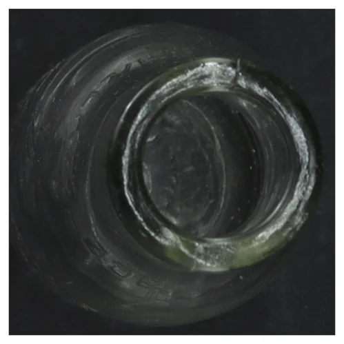 5 Genbrugsglasflasker (str. H. 19 cm. 250 ml)