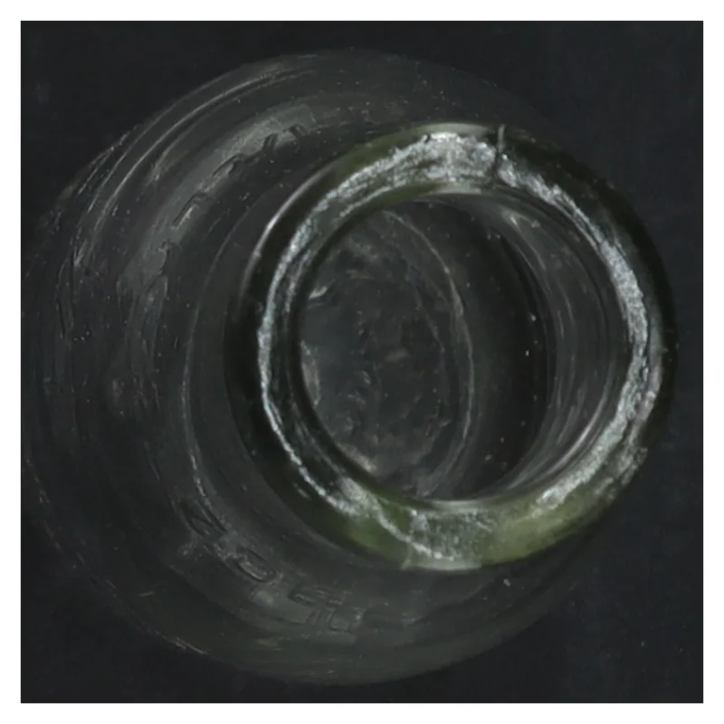 5 Genbrugsglasflasker (str. H. 19 cm. 250 ml)