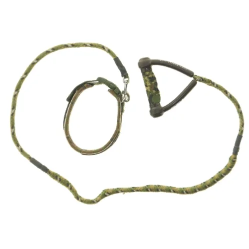 Hundehalsbånd og snor i camouflage (str. Diameter som på billedet ø 12 cm snøre længde 74 cm)