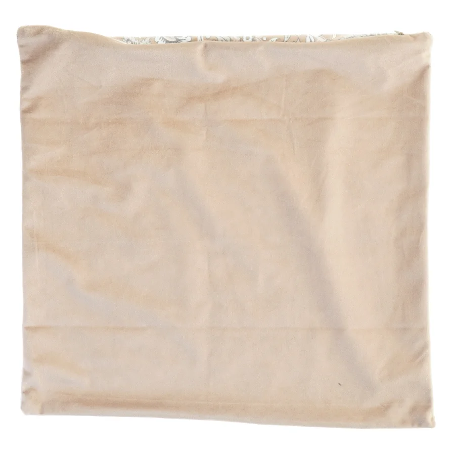 Pudebetræk med blomsterprint (str. 45 x 43 cm)