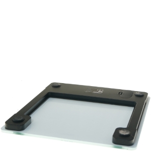 Digitale badevægt med kropanalyse fra Quigg (str. 2x30x30 cm)