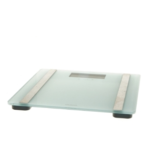 Digitale badevægt med kropanalyse fra Quigg (str. 2x30x30 cm)