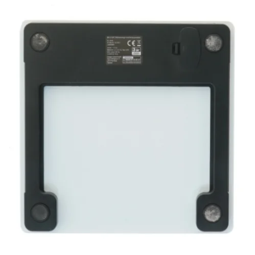 Digitale badevægt med kropanalyse fra Quigg (str. 2x30x30 cm)