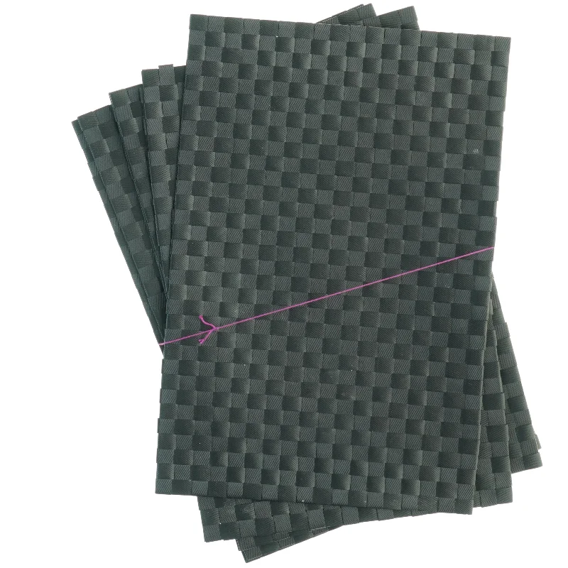 Sorte dækkeservietter (str. 45 x 30 cm)