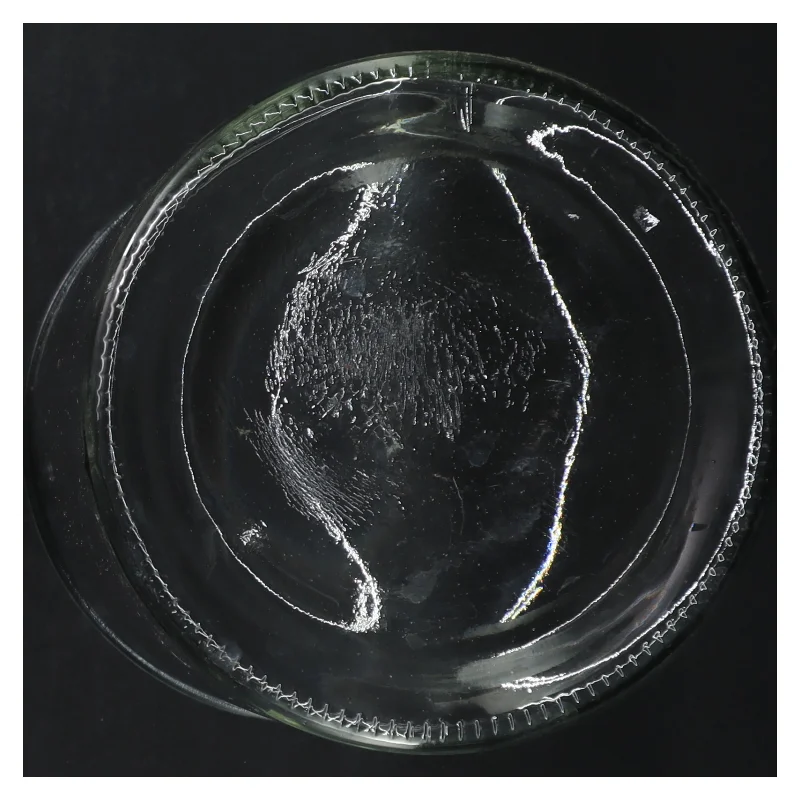 Glasvase (str. H. 17,5 cm. ø. 13,5 cm)