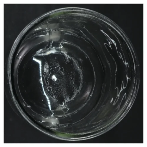 Glasvase (str. H. 17,5 cm. ø. 13,5 cm)