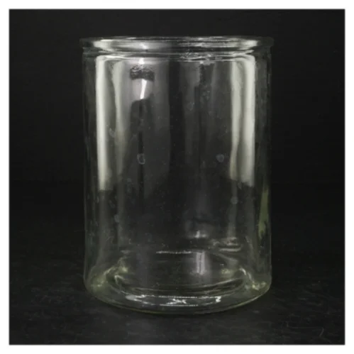 Glasvase (str. H. 17,5 cm. ø. 13,5 cm)