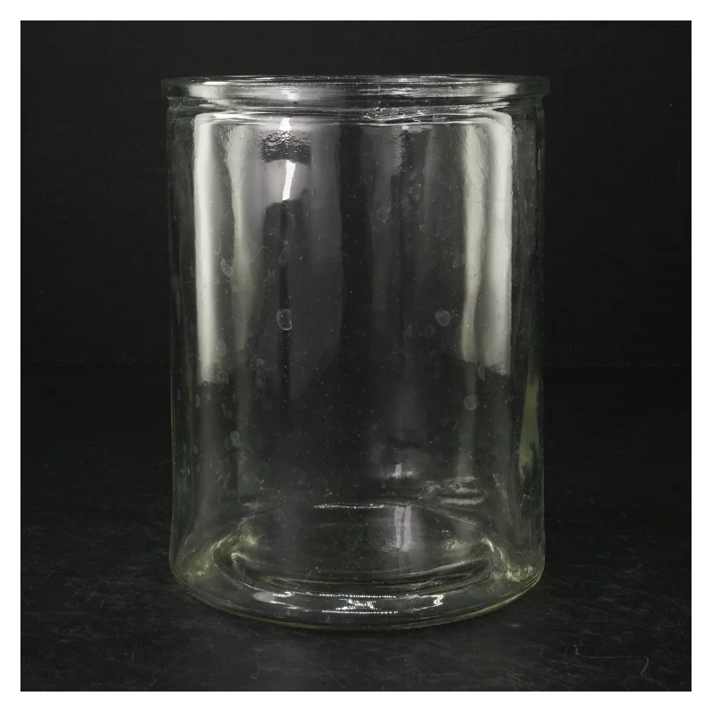 Glasvase (str. H. 17,5 cm. ø. 13,5 cm)