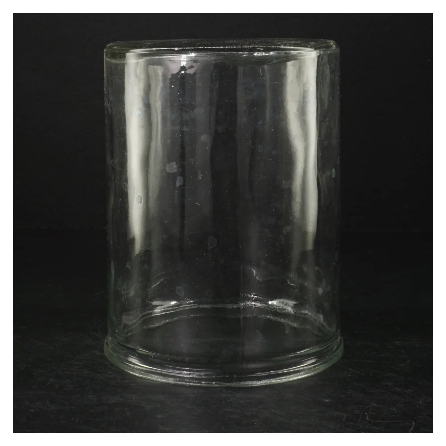 Glasvase (str. H. 17,5 cm. ø. 13,5 cm)