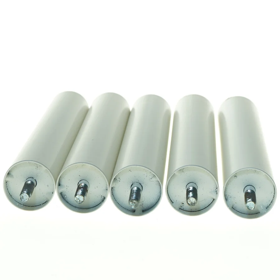 Hvide senge metalben (str. 23 x 4 cm)