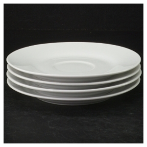 Hvide keramiktallerkener (str. Ø. 15,5 cm)