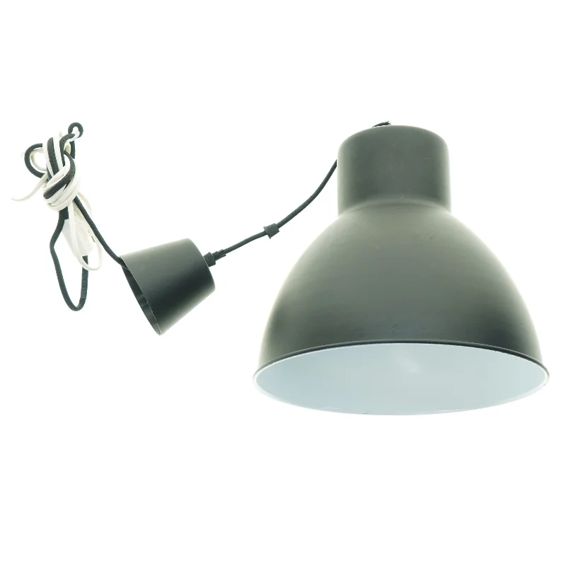 Sort IKEA pendellampe (str. 28 x 25 cm)