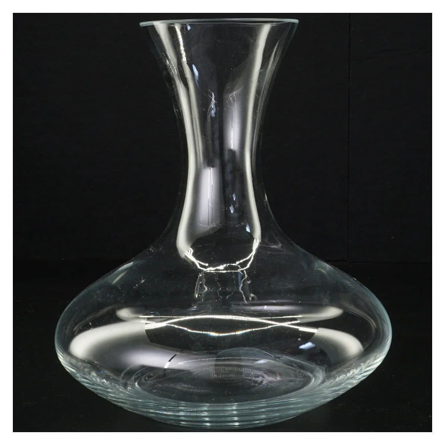 Glaskaraffel fra måske Holmegaard (str. 21 x 19 cm)