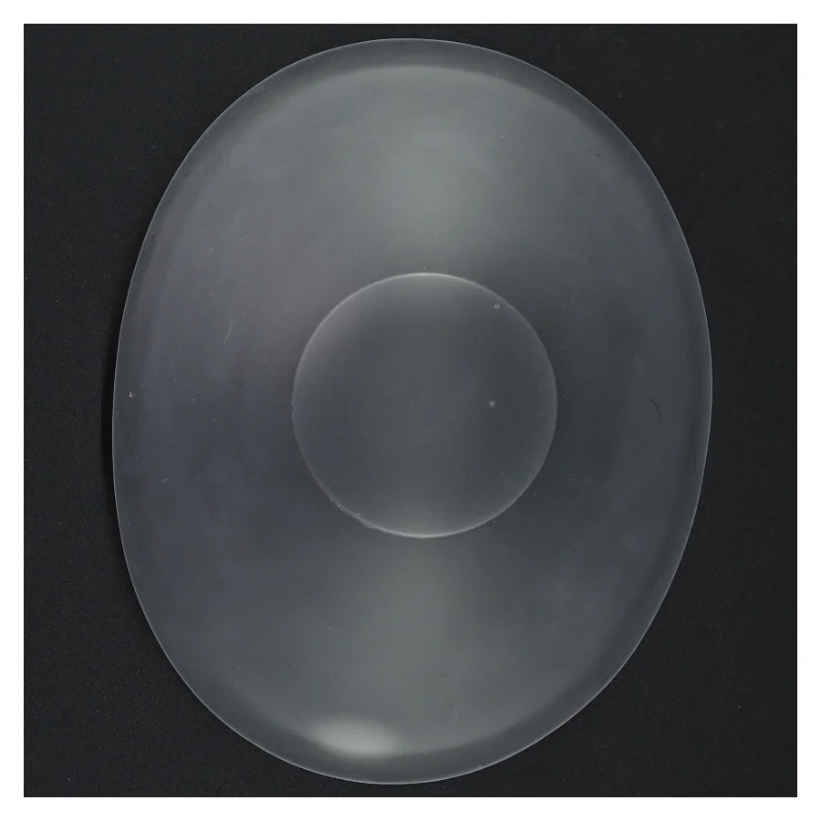 Mat glasfad fra Royal Copenhagen (str. 19 x 14,5 x 7,5 cm)