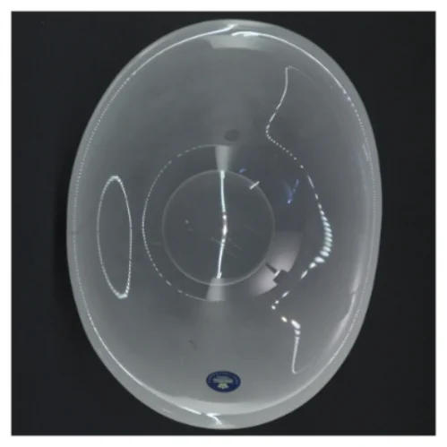 Mat glasfad fra Royal Copenhagen (str. 19 x 14,5 x 7,5 cm)