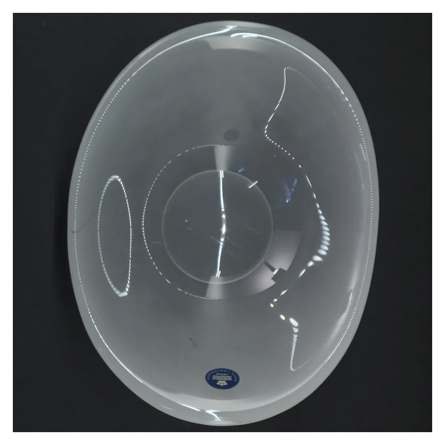 Mat glasfad fra Royal Copenhagen (str. 19 x 14,5 x 7,5 cm)