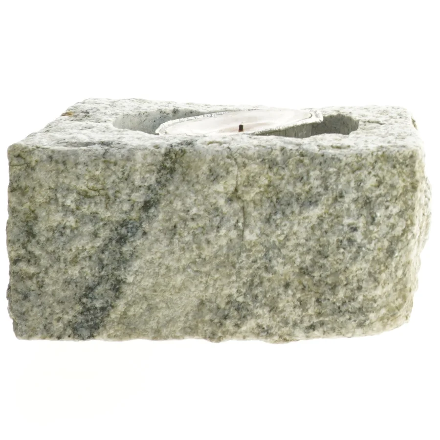 Granit fyrfadsstage (str. 18x18 cm)