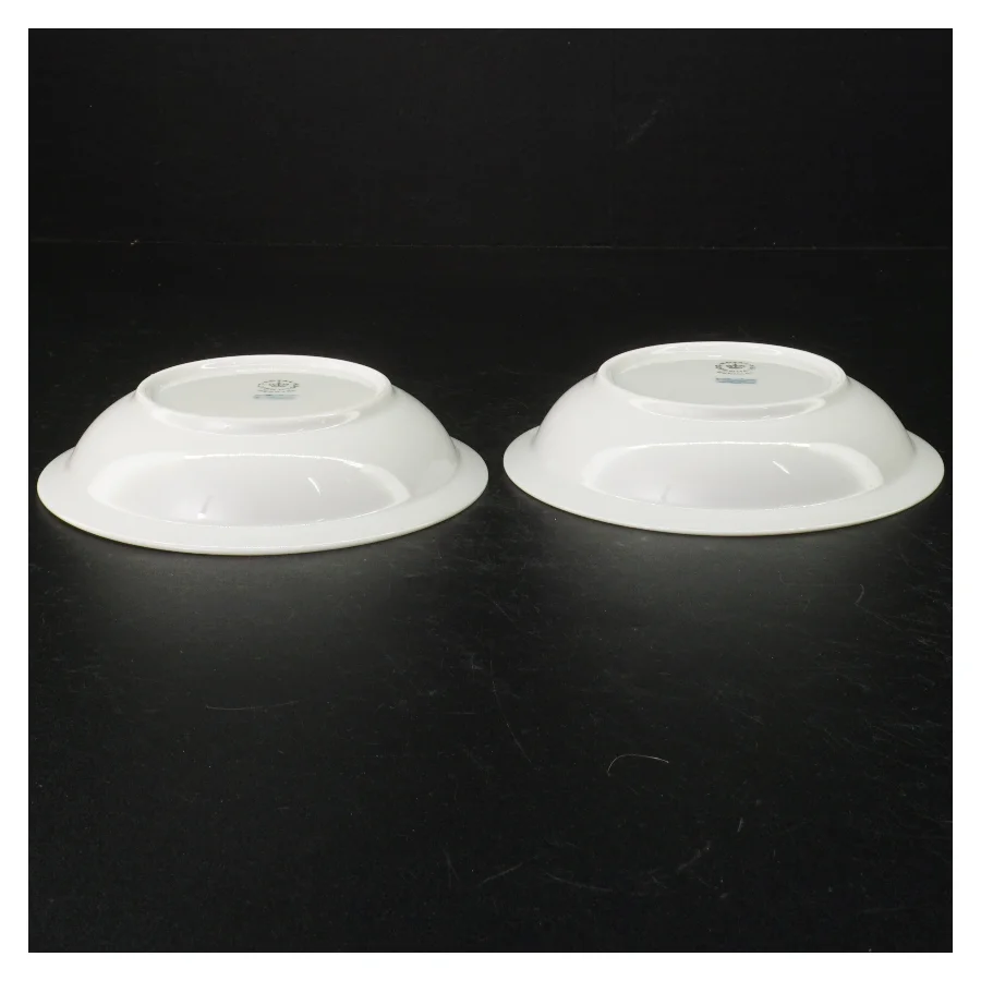 Dybe porcelænstallerkener fra Royal Copenhagen (str. 14 cm)