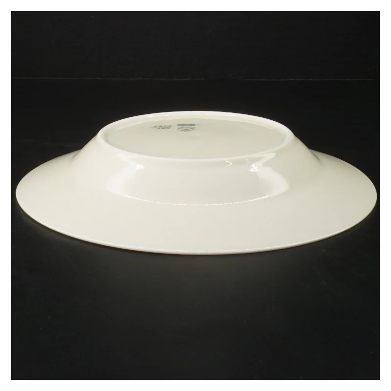 Grøn Melodi.  Sæt af porcelænstallerkener med blomsterdesign fra Royal Copenhagen (str. Ø. 24,5 cm)