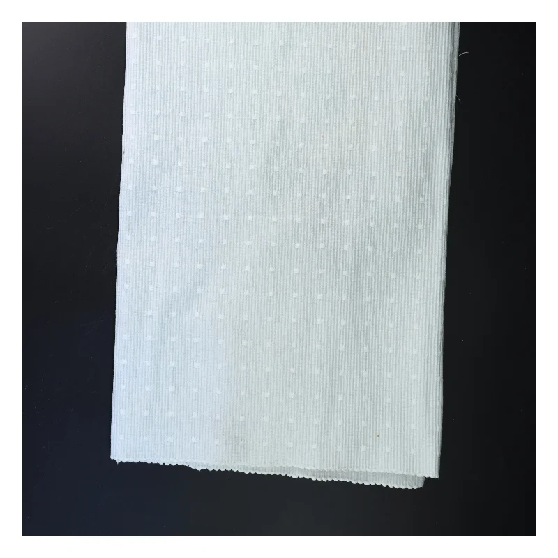 Hvid bordløber  (str. 140x40 cm)