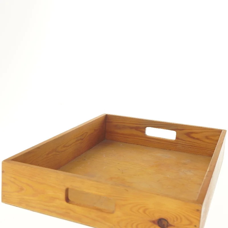Træbakke med håndtag (str. 55x40 cm)