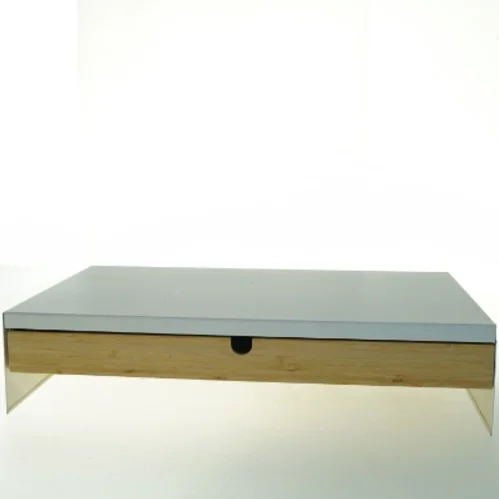 Skærmhylde med skuffe- og hyldeenhed til opbevaring fra IKEA ELLOVEN