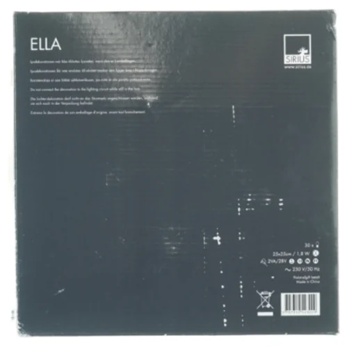 Stjernelysdekoration fra Sirius (str. 26 x, 26 cm)