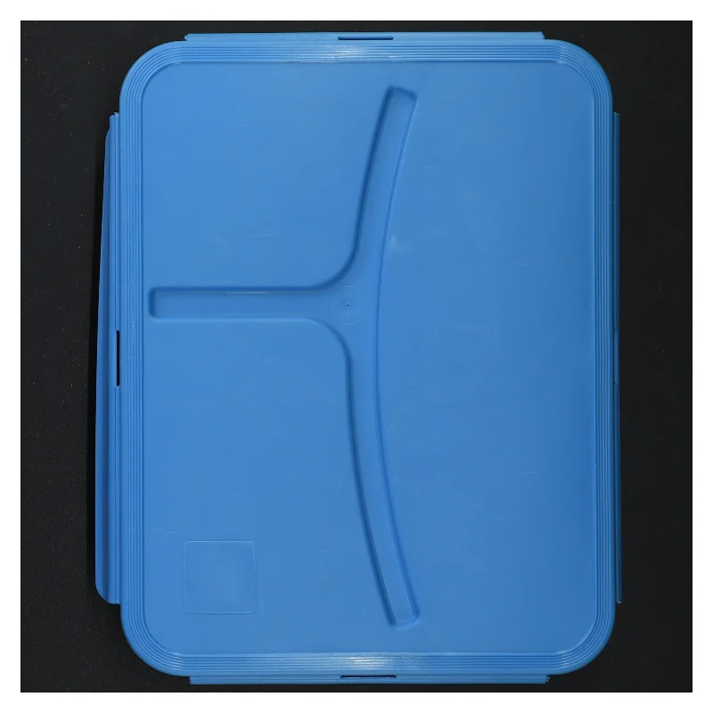 Madkasse med flere rum (str. 23 x 18 x 5 cm)