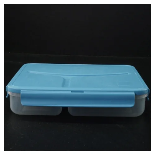 Madkasse med flere rum (str. 23 x 18 x 5 cm)