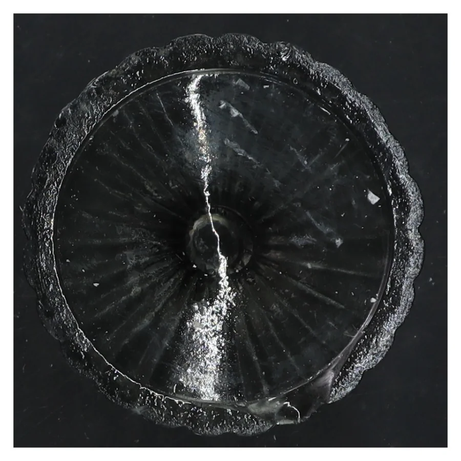 Glas Lysestage (str. 9x8,5 cm)