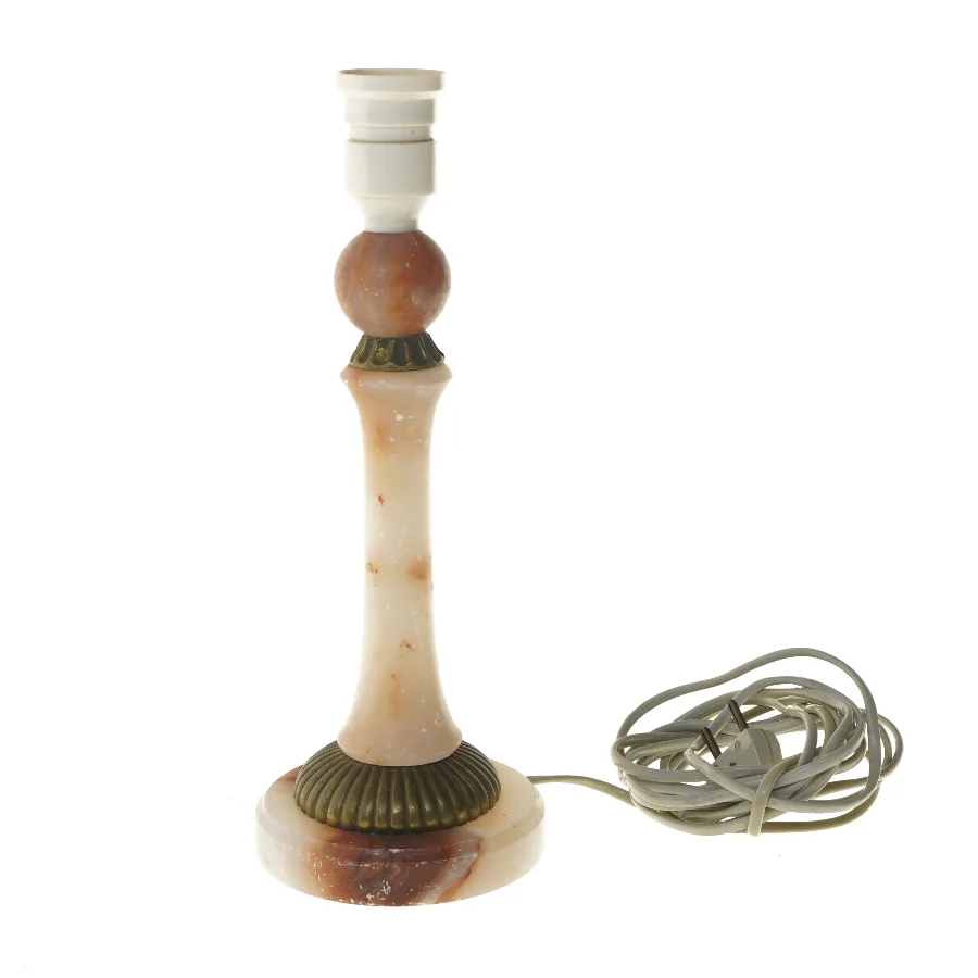 Retro flot Bordlampe af marmor (str. 32 cm)