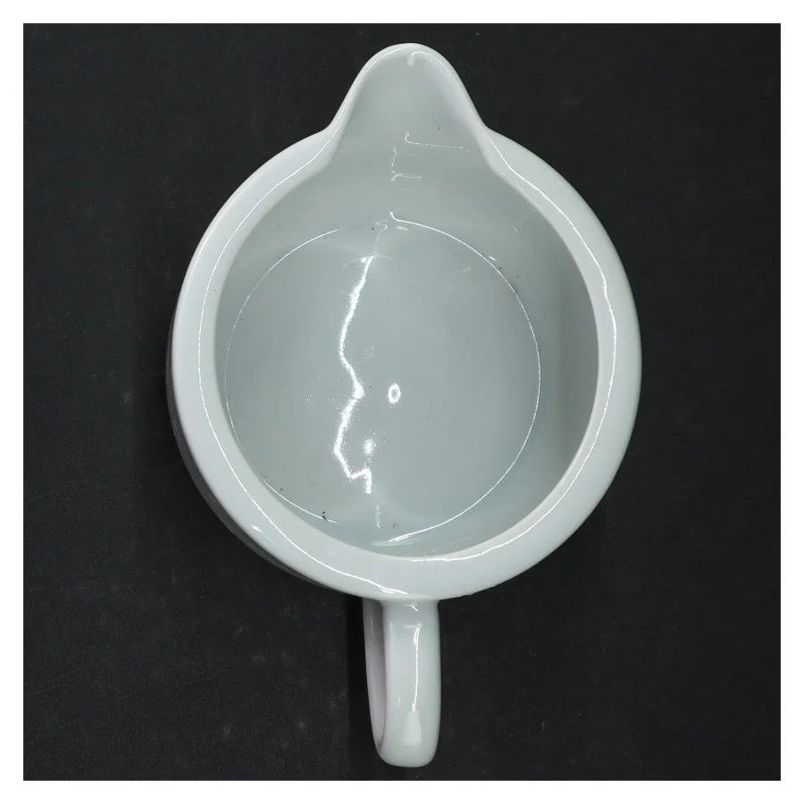 Hvid porcelænskande (str. 11 cm)