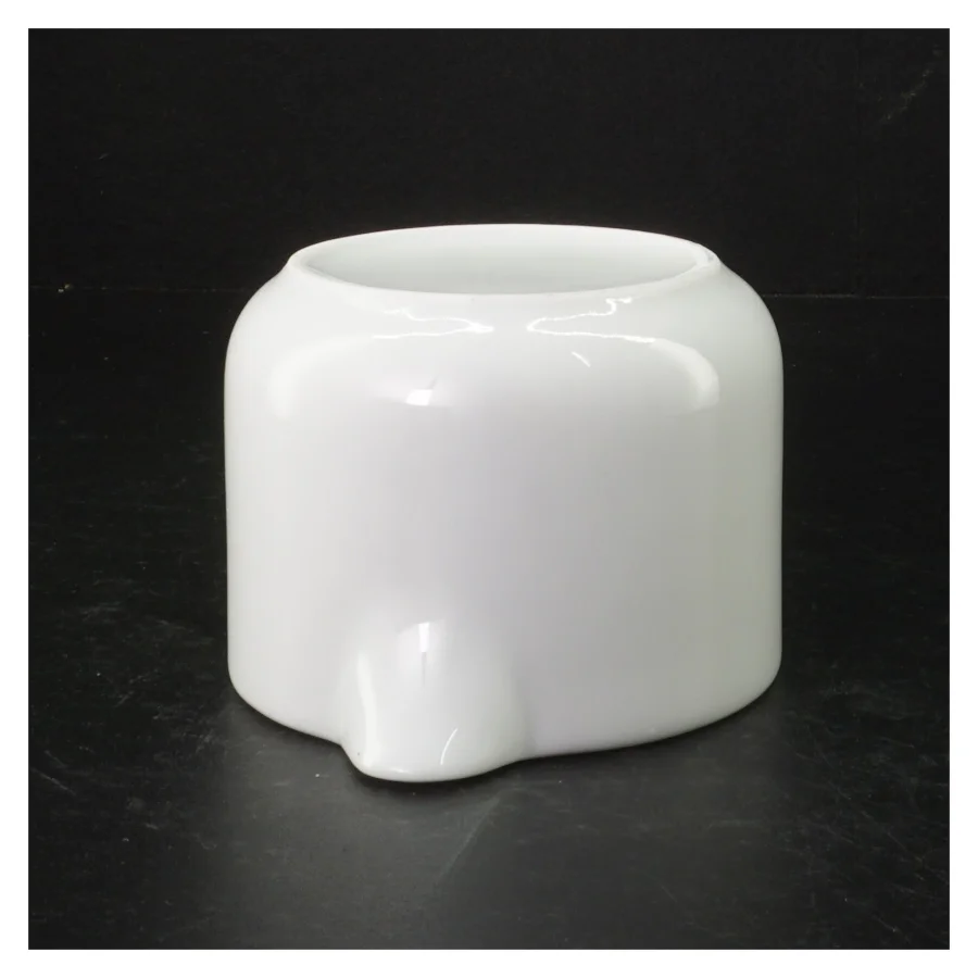 Hvid porcelænskande (str. 11 cm)