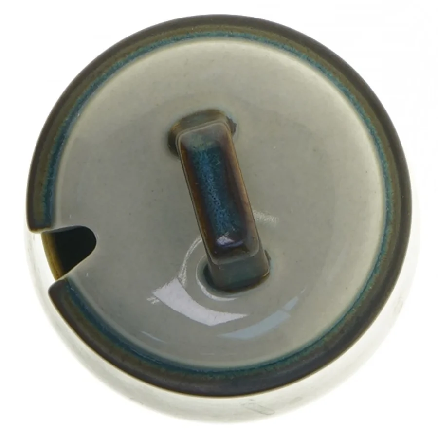 Stentøj nr 302 sukkerskål/ marmeladekrukke med låg fra Bing &Grøndal (str. Ø 9 cm)