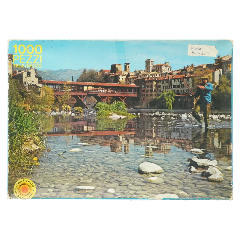 Brugt 1000-brikker puslespil