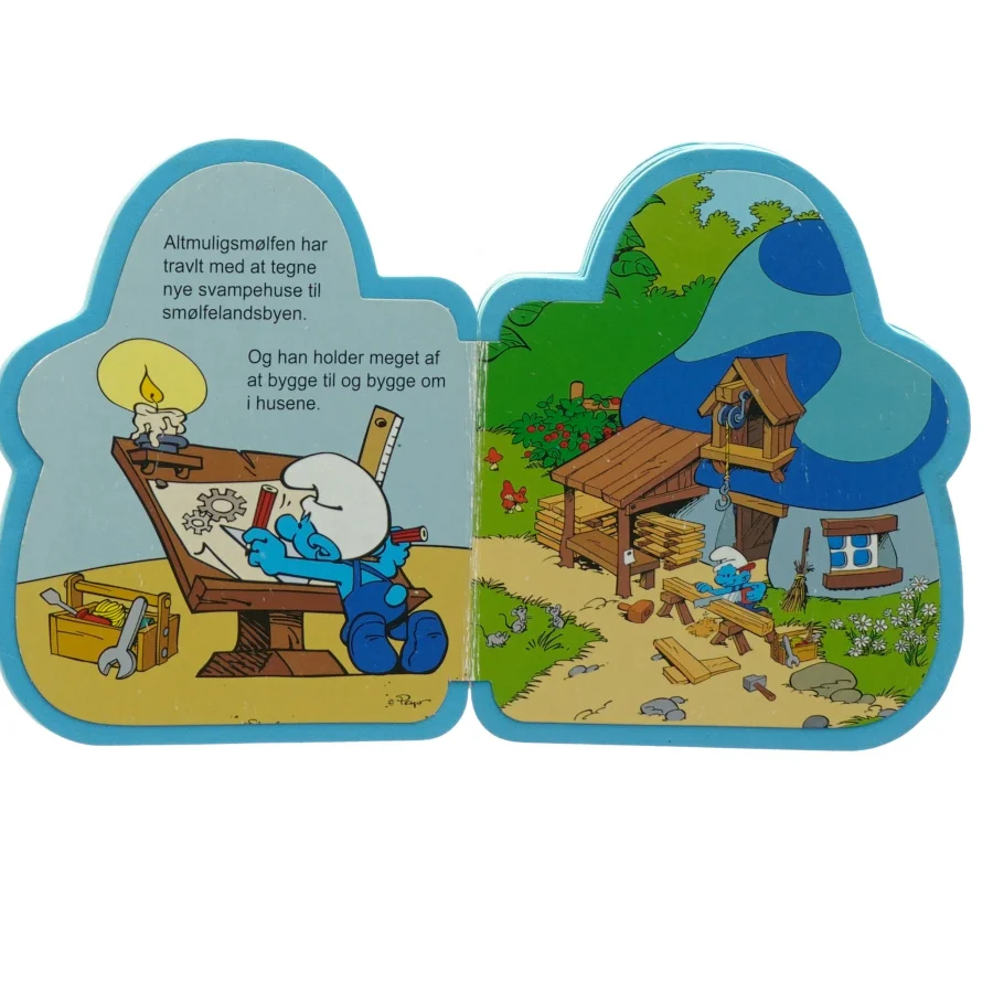 Børnebog fra Smølfer (str. 14 x 11 cm)