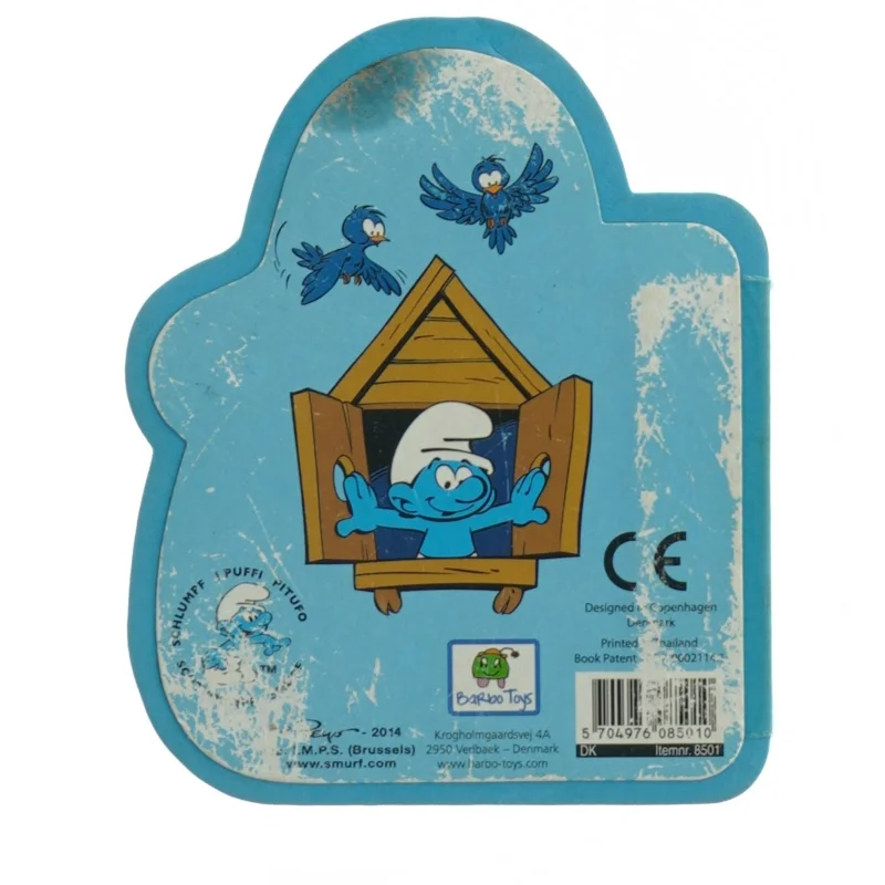 Børnebog fra Smølfer (str. 14 x 11 cm)