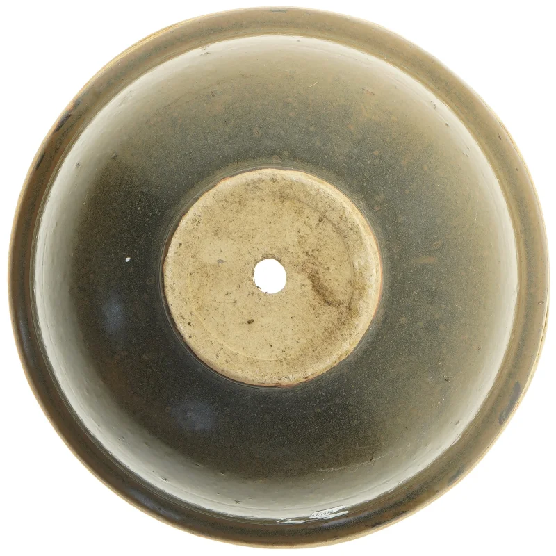 Keramisk kiki udendørskrukke med drænhul (str. Ø 27 cm)