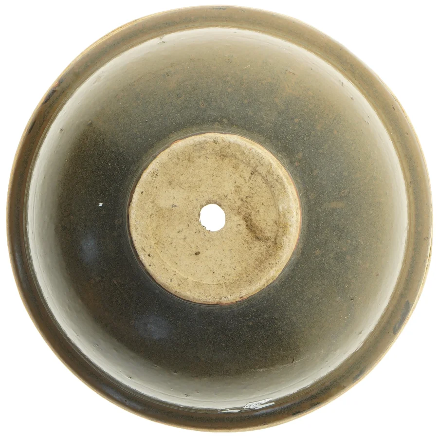 Keramisk kiki udendørskrukke med drænhul (str. Ø 27 cm)