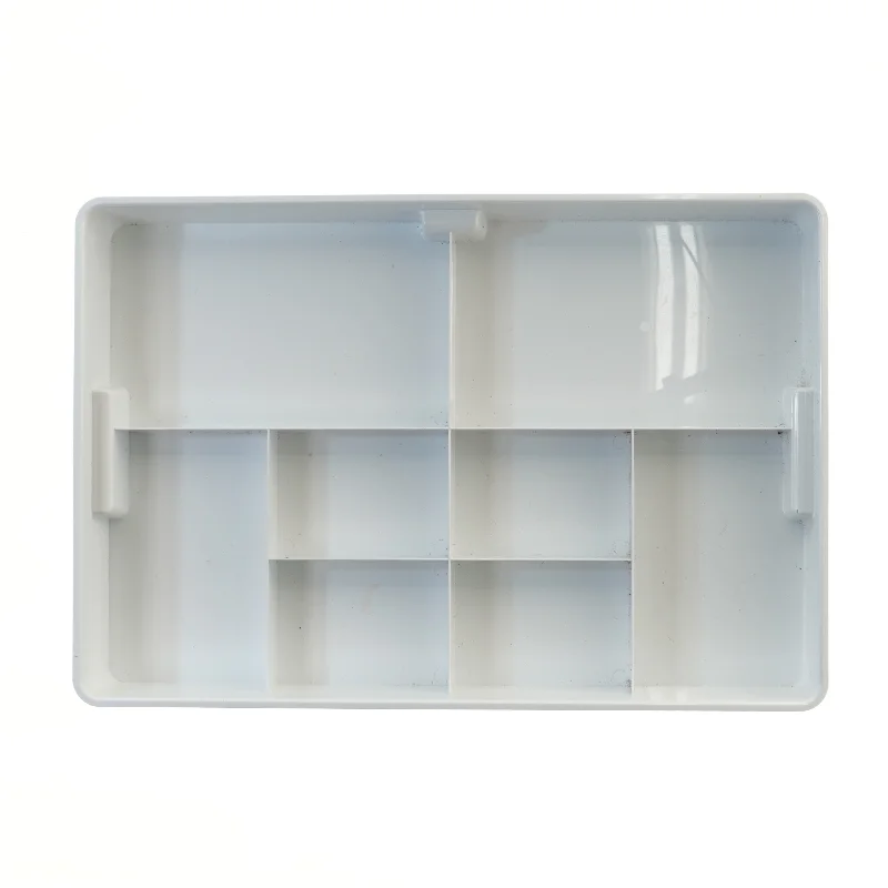 Hvid plast KUGGIS indsats 8 rum IKEA (str. 50x35 cm)