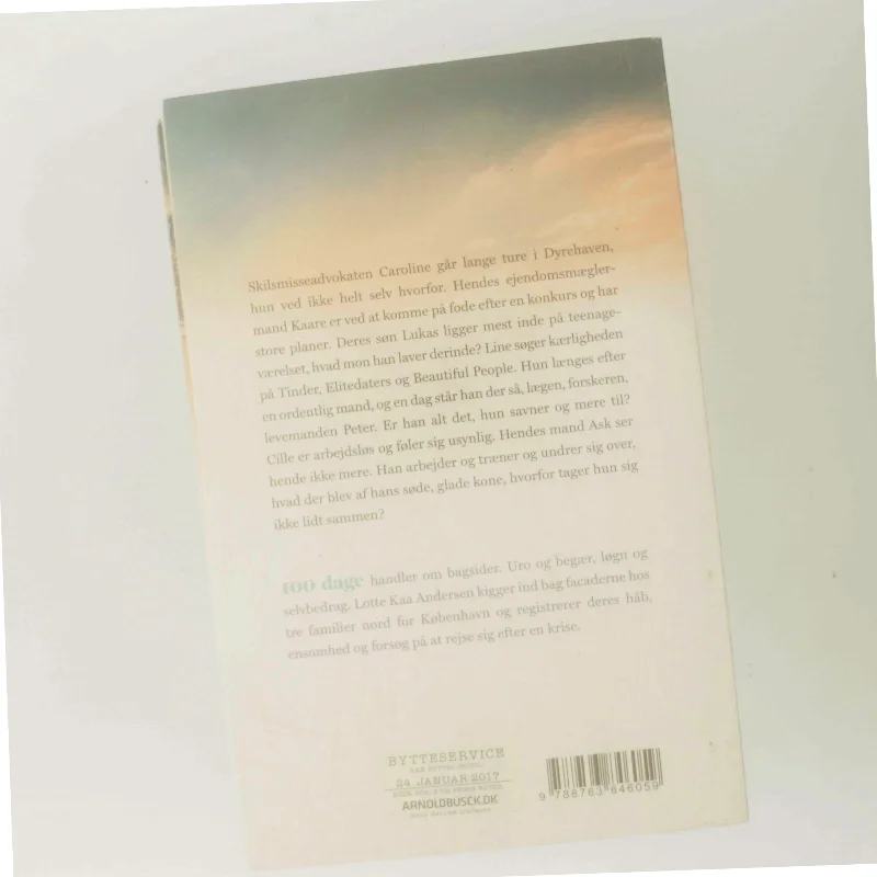 100 dage : roman af Lotte Kaa Andersen (Bog)